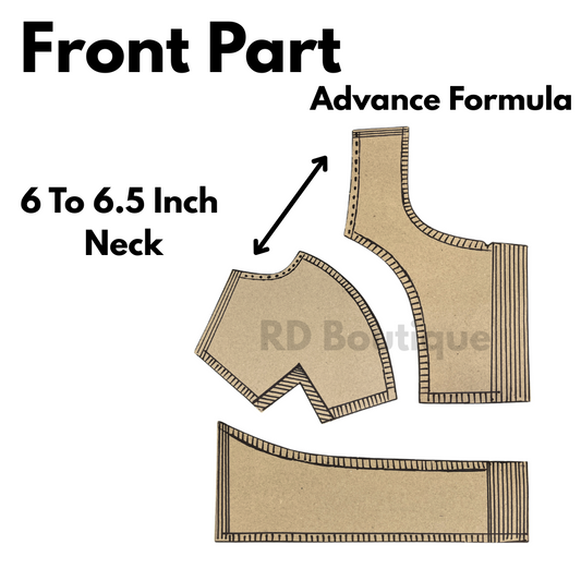 Katori Blouse Cutting & Stitching Patterns with Book | Ready Brown Paper Farmas |