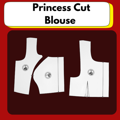 Single Size 4 In 1 Blouse Combo Paper Cutting Set With 3 Type Sleeve With Book | BRANDED PAPER CUTTING PATTERNS |