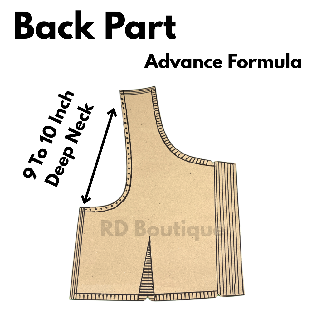 Princess Cut Blouse Cutting Patterns on Brown Paper With Book – Budget Tailoring Farmas Affordable Cutting & Stitching Guide