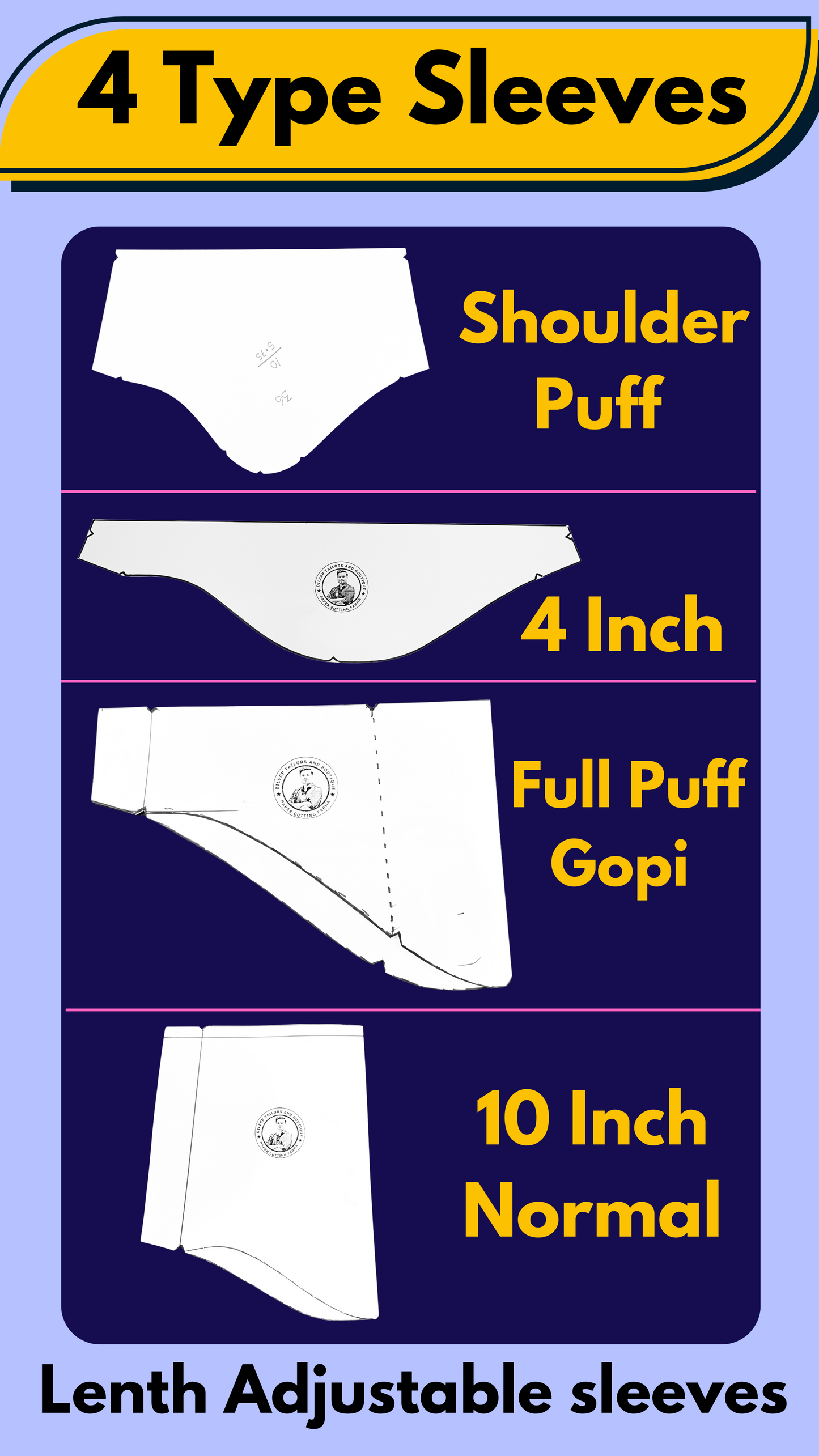 Single Size Blouse 8 Patterns With Book And Free Princess Cut 3 Patterns( 32 36 40 )| BRANDED PAPER CUTTING PATTERNS With 100% Fitting Guarentee |
