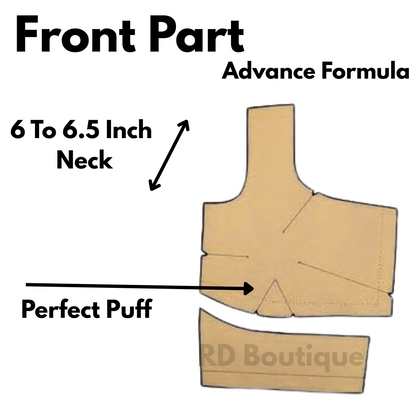 4 Dot Belt Blouse Cutting Patterns on Brown Paper With Book – Budget Tailoring Farmas | Easy To Use Best Paper Cuttings |