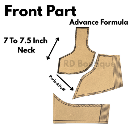 Sabyasachi Blouse Cutting Patterns on Brown Paper With Book  – Budget Tailoring Farmas | Best For Beginner |