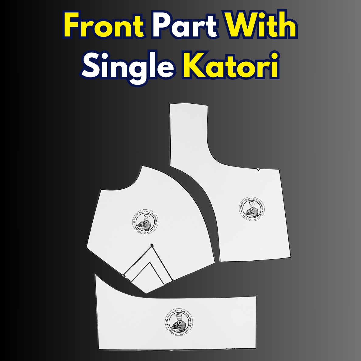 Single Katori Blouse Ready Paper Cutting Set With Book By Dileep Tailors| BRANDED PAPER CUTTING PATTERNS  |